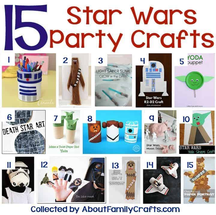 Star Wars party ideas - crafts