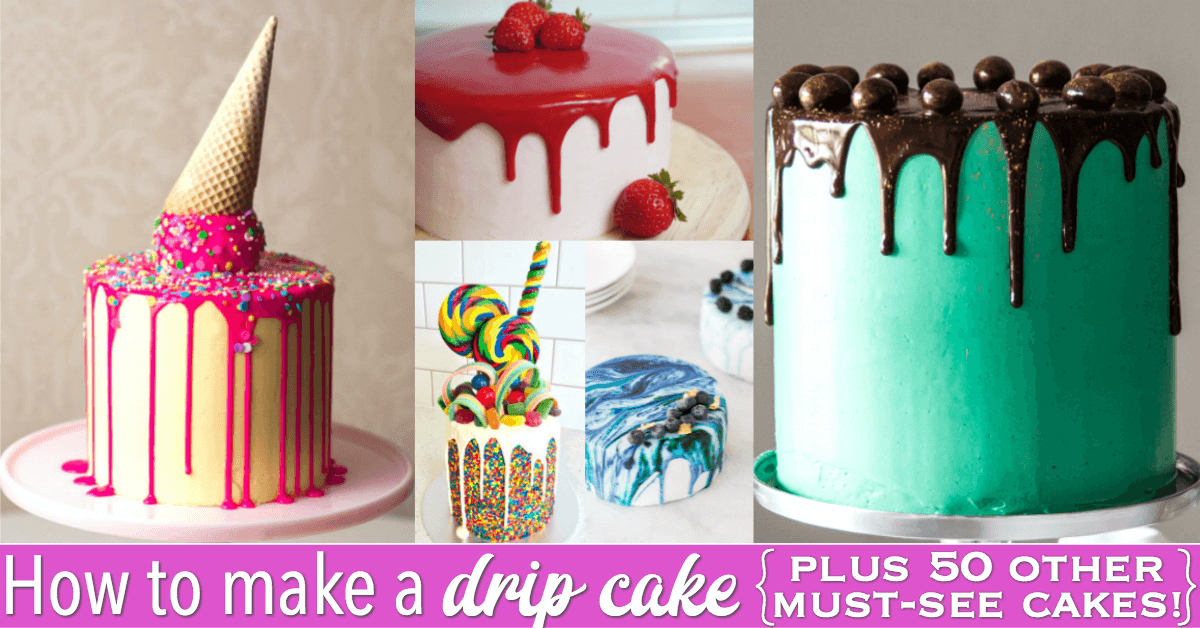 how to make a drip cake
