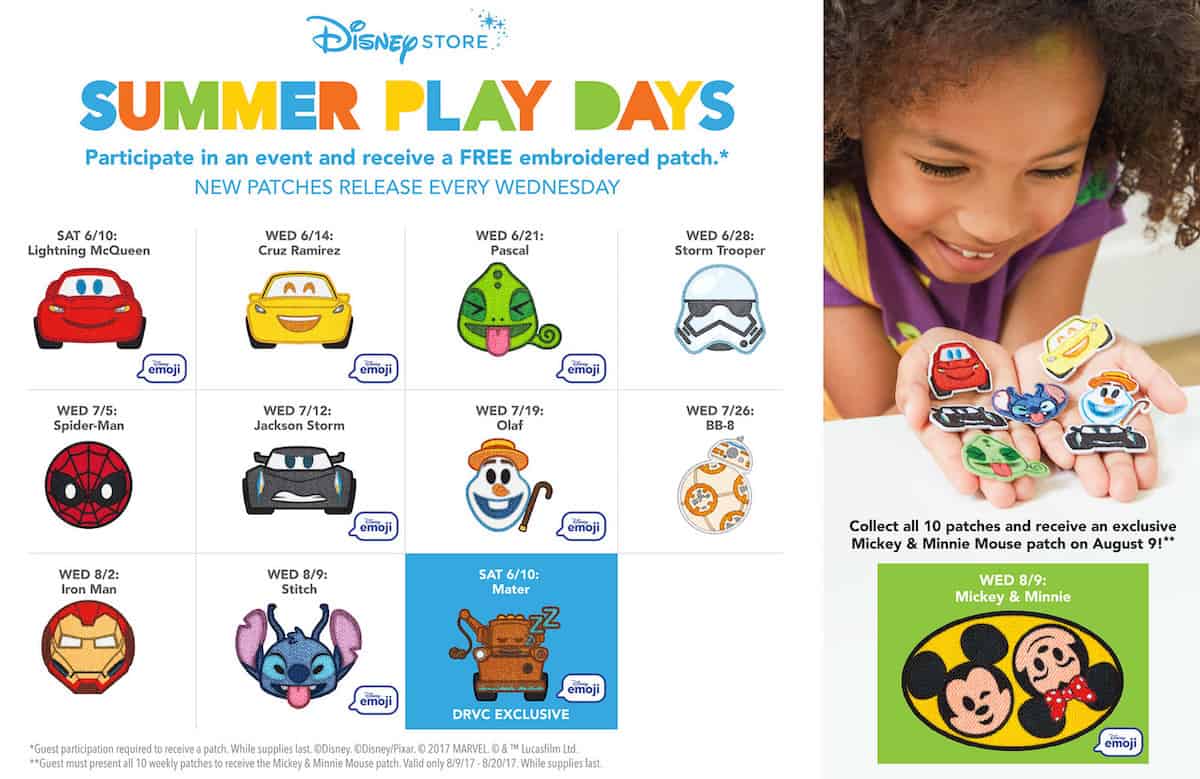 disney store summer play days