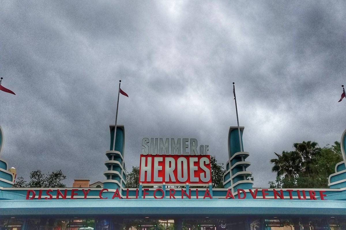 disneyland summer of heroes entrance