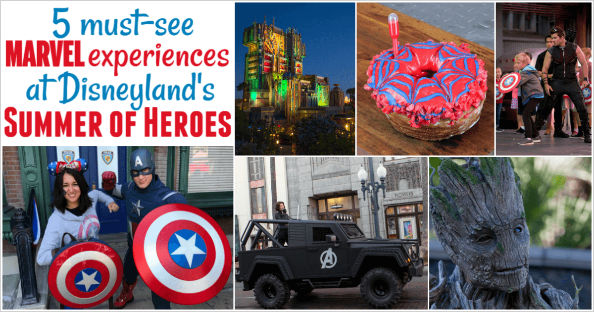 disneyland summer of heroes marvel