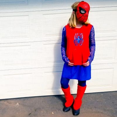 how to make a spider-man costume for girls