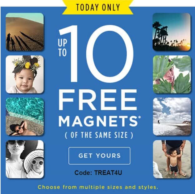Shutterfly Promo Code: 10 FREE Magnets!