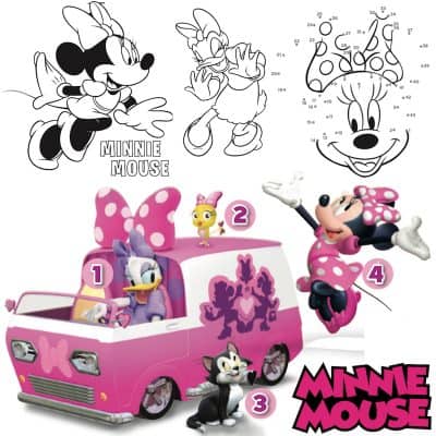 minnie mouse coloring pages activity sheets