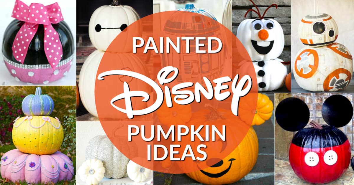 Painted Disney pumpkin ideas