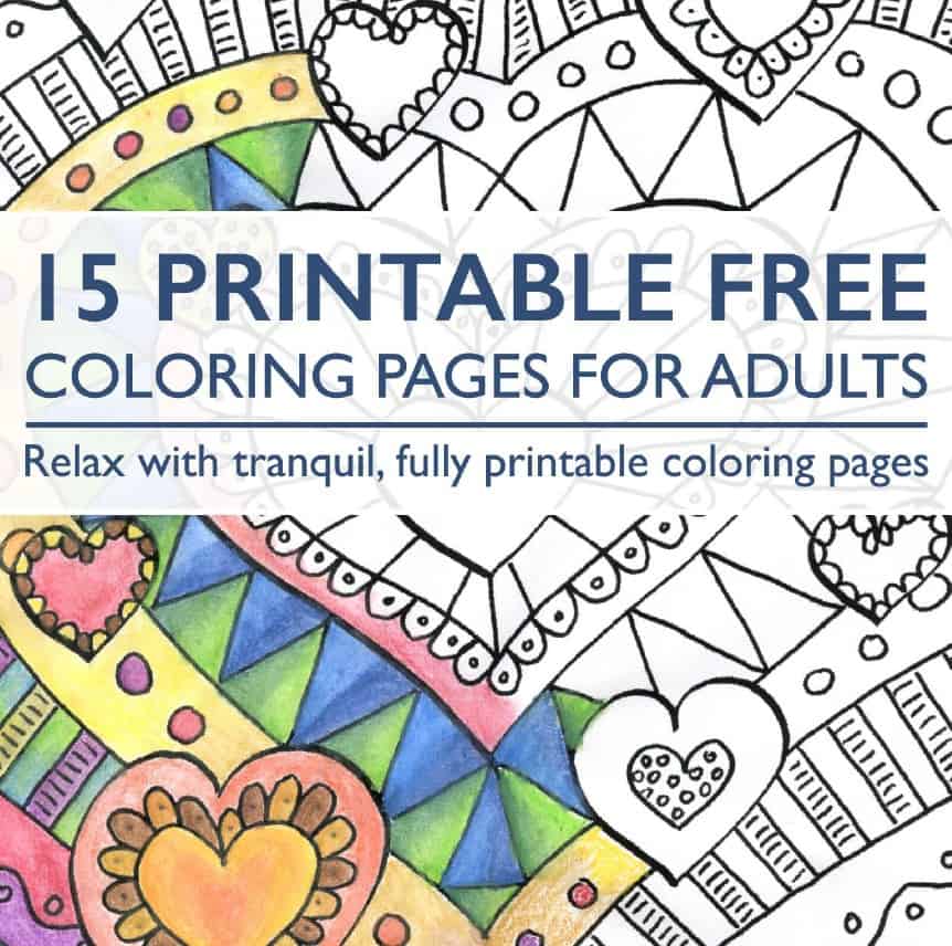 adult coloring pages