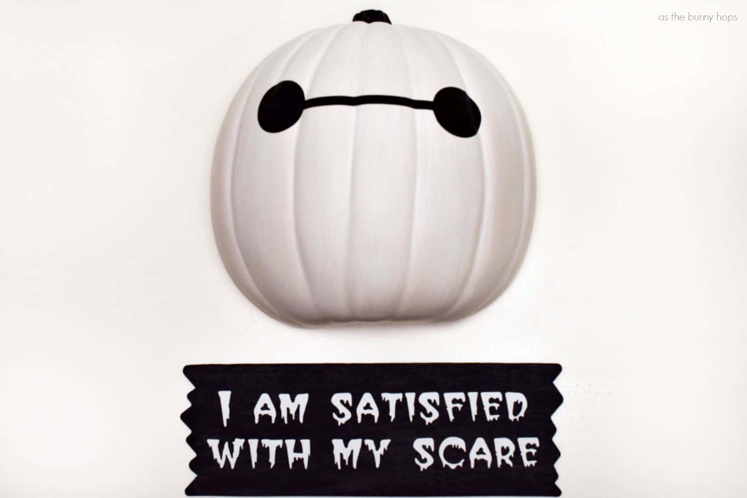 Disney painted pumpkin idea baymax big hero 6