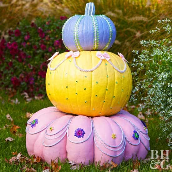 Disney painted pumpkin ideas cinderella 