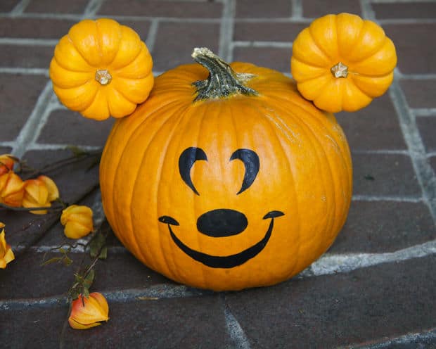 Disney Painted Pumpkins: 55 Amazingly Easy No-Carve Ideas