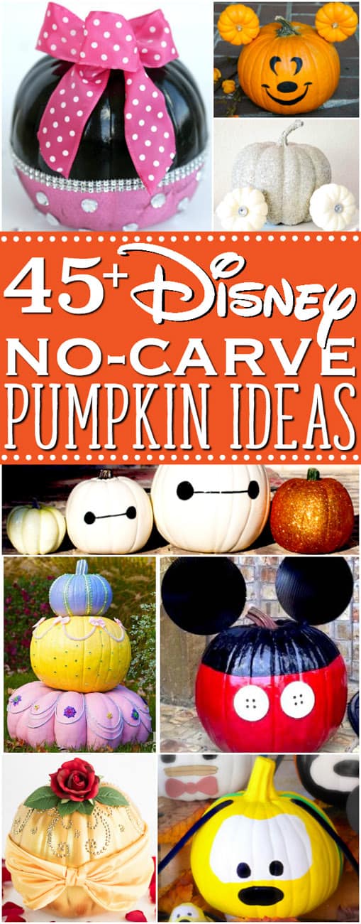 disney painted pumpkin ideas