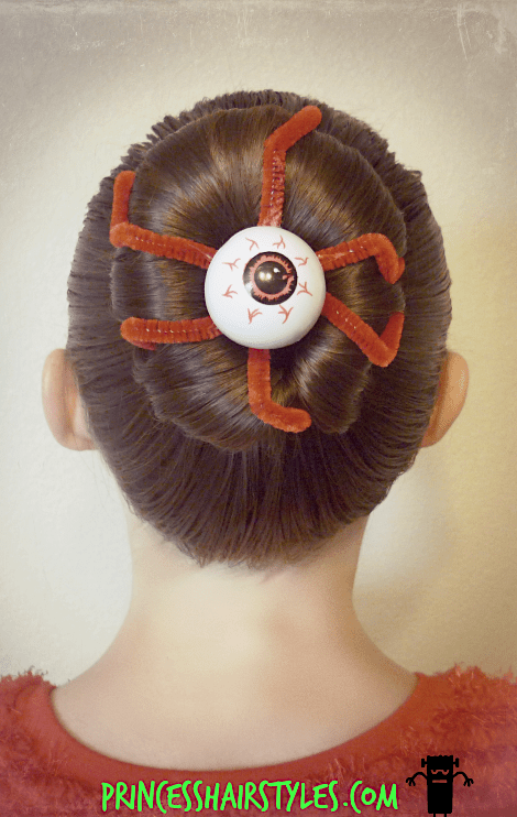 Cute halloween hairstyles - giant eyeball