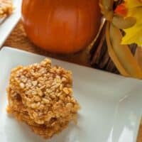 Pumpkin Pie Rice Krispie Treats