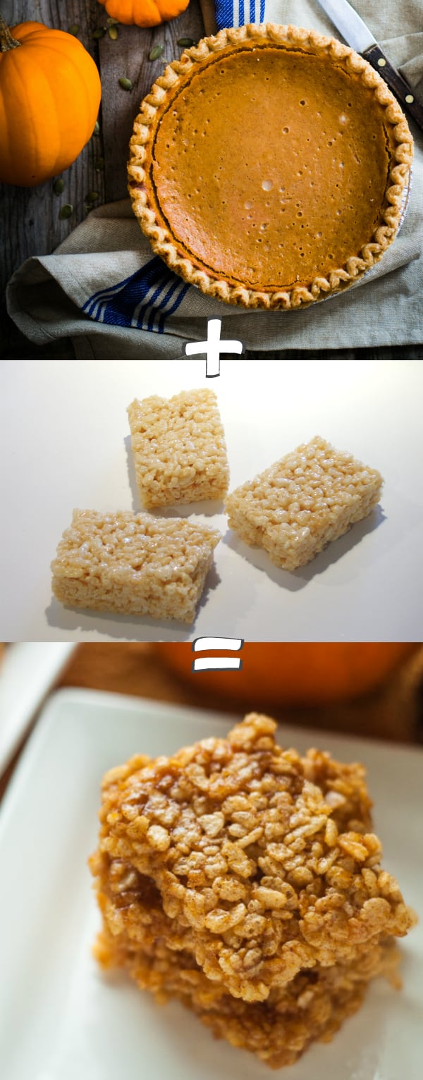 Pumpkin Pie Rice Krispie Treats Recipe