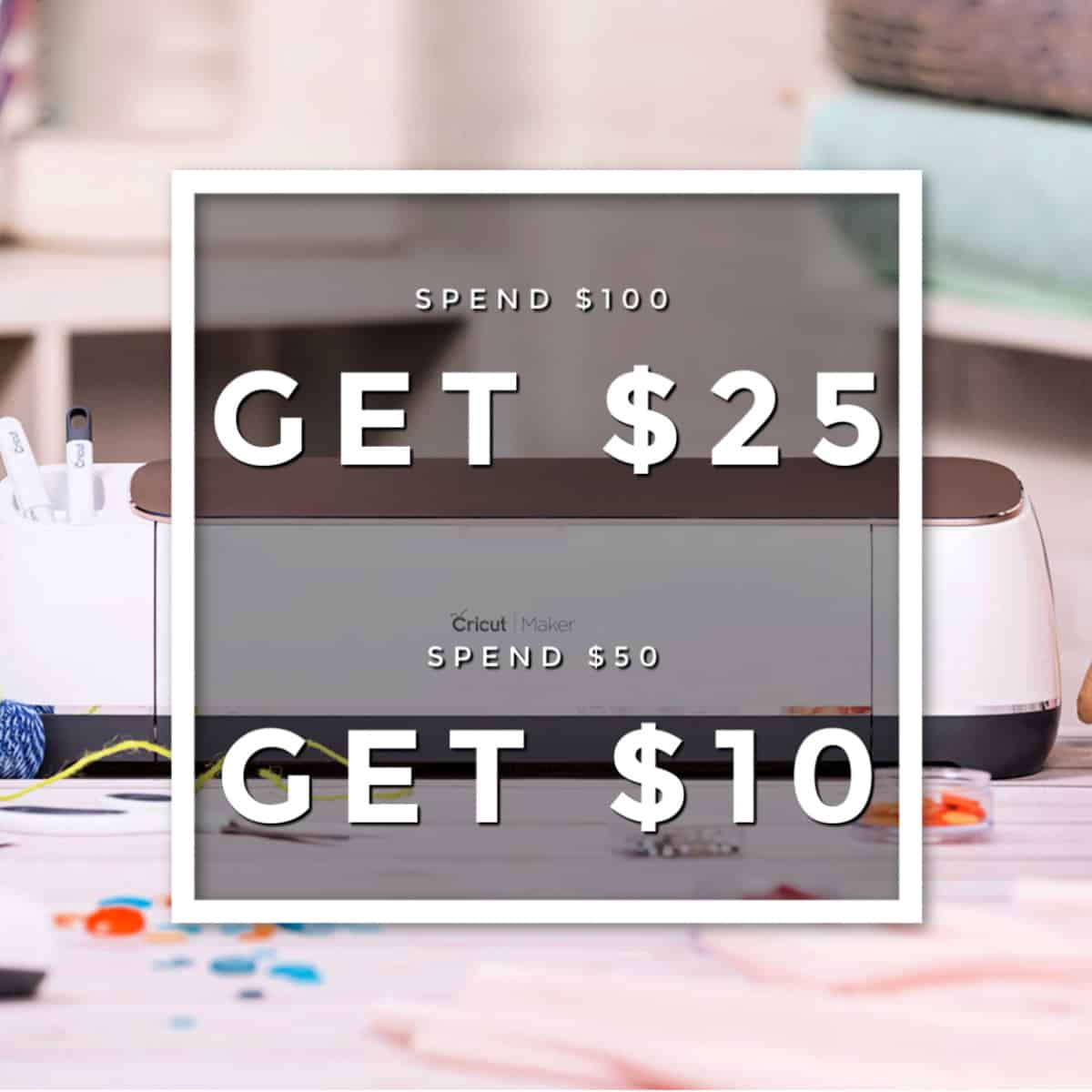 Cricut cyber monday and black friday coupon offer