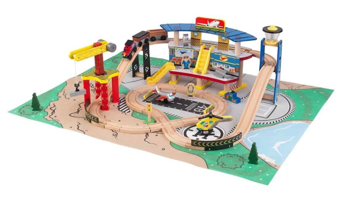 Kidkraft transportation station train set shop