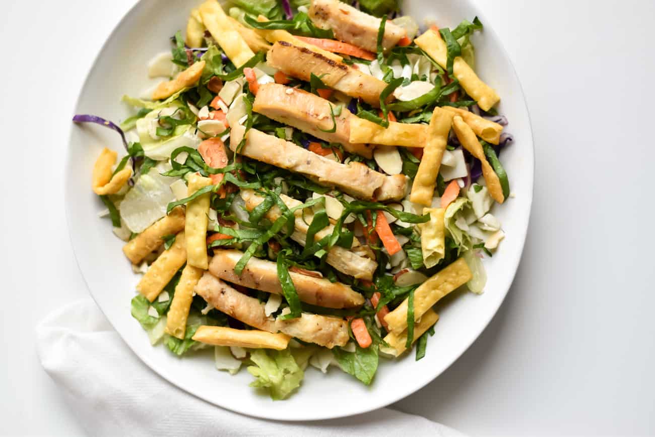 kid friendly asian salad grilled chicken