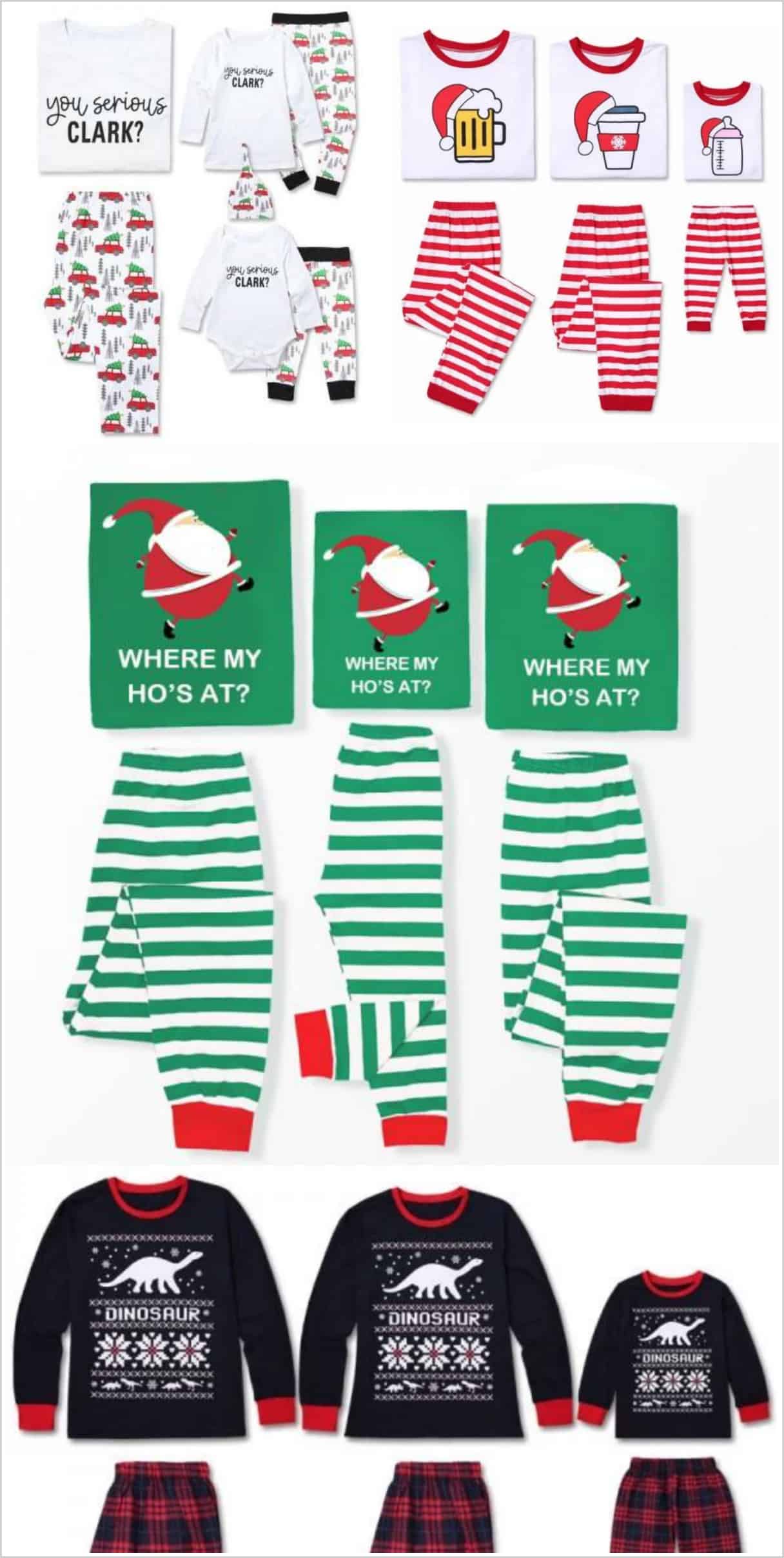 funny family Christmas pajamas