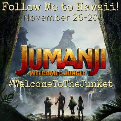 Jumanji blogger press trip