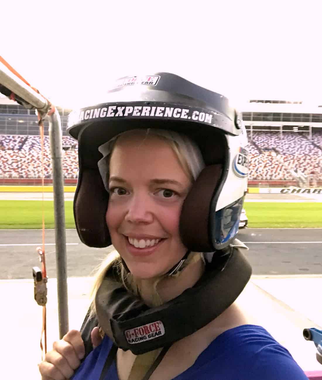 Nascar ridealong at charlotte motor speedway