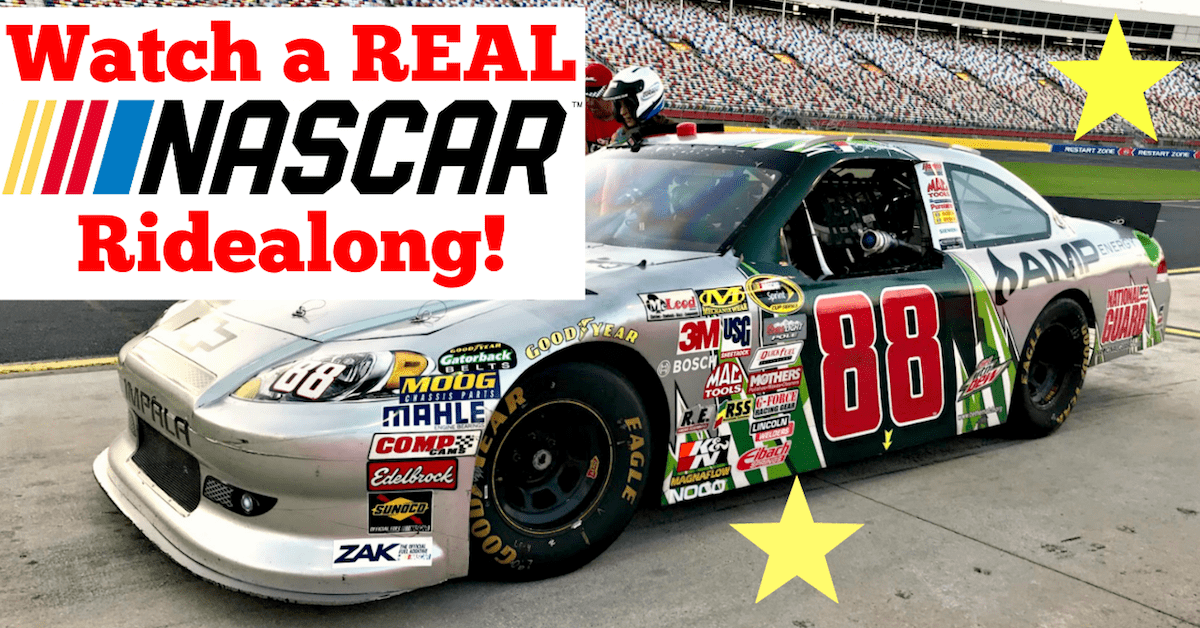 A Real NASCAR Ridealong at Charlotte Motor Speedway (with Video!)