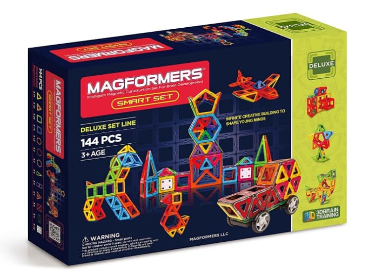 MAGFORMERS Extreme Racer Set 42 Pezzi - Blocchi Magnetici Da Costruzione Per Bambini Con Assi E Figure Pilota