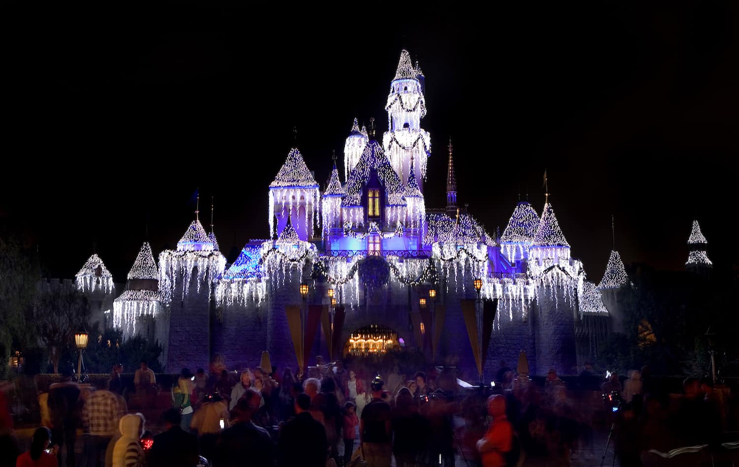 sleeping beauty castle christmas