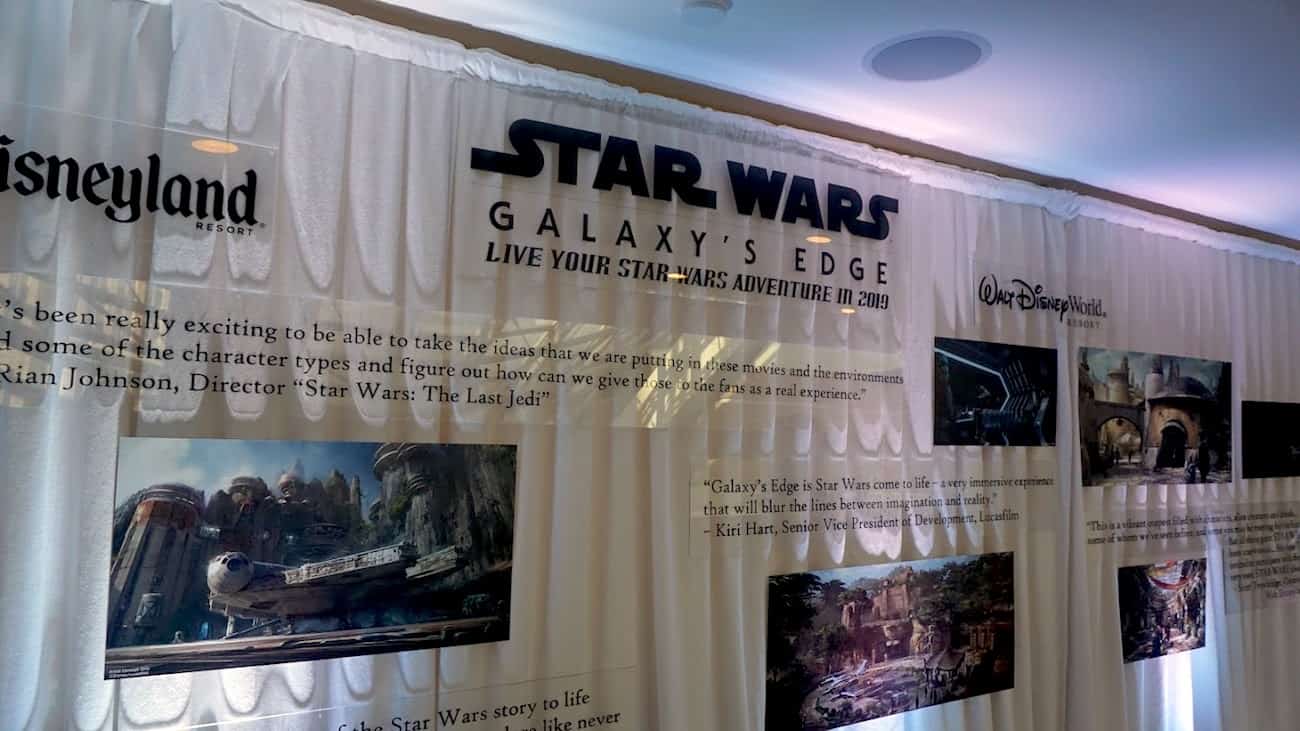 Star Wars press junket experience