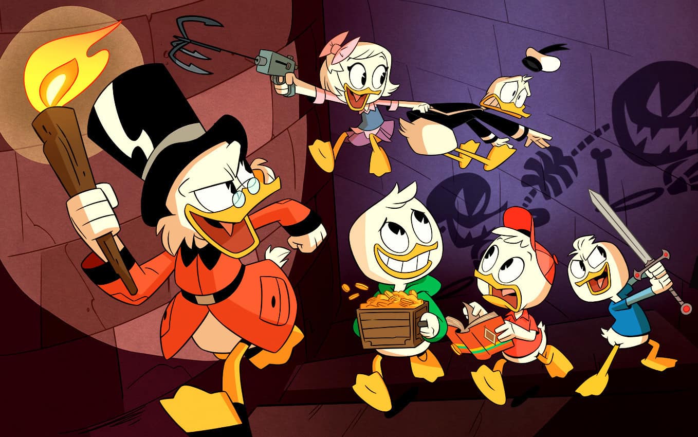 Duck Tales coloring pages and activity sheets