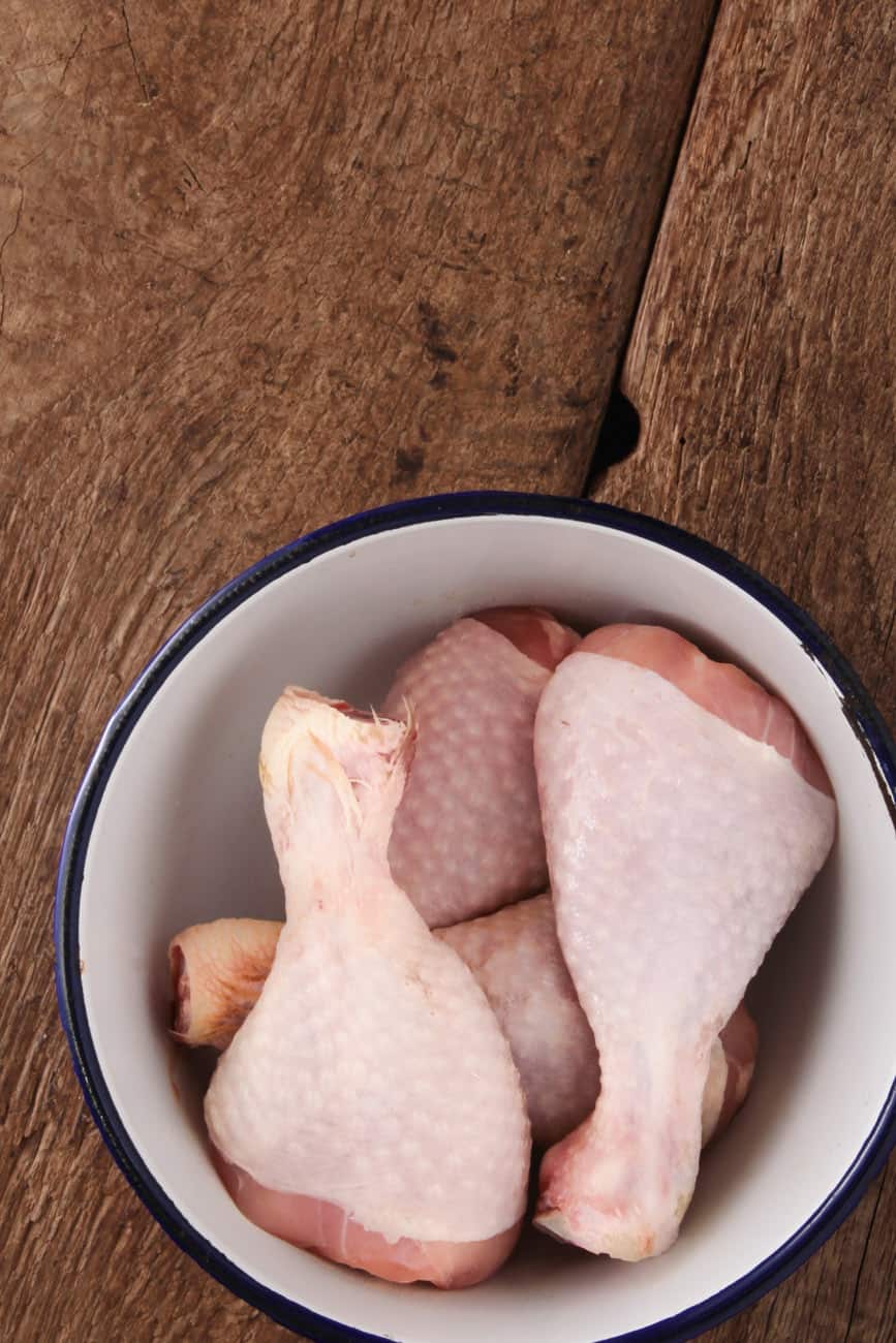 uncooked chicken for KFC fried chicken recipe