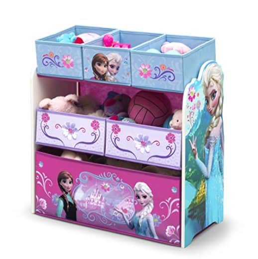 frozen book and toy organizer
