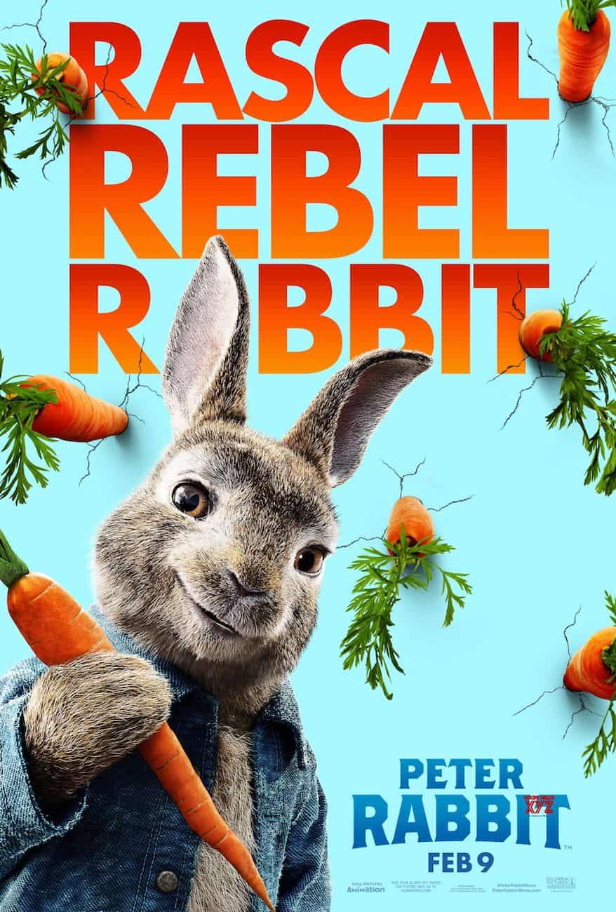 Peter rabbit movie poster