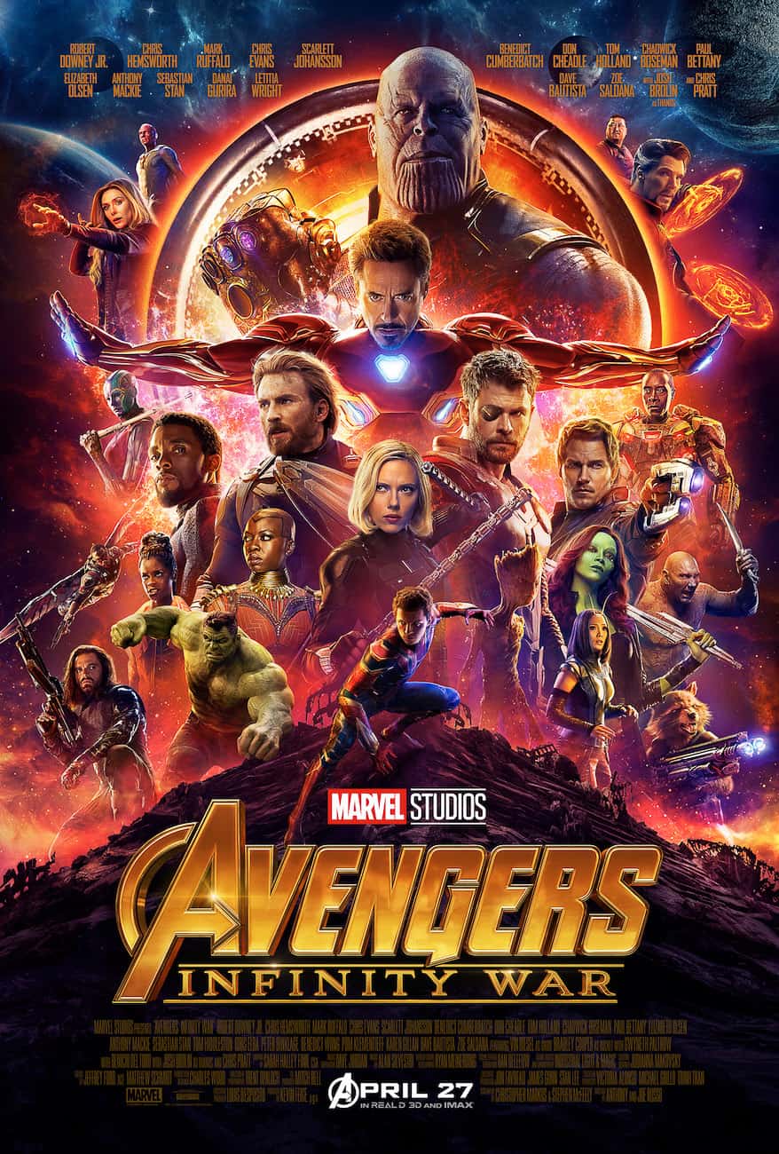 avengers infinity war poster with Tom Holland