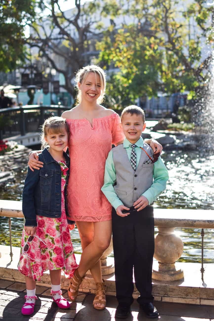 family at Peter Rabbit movie premiere