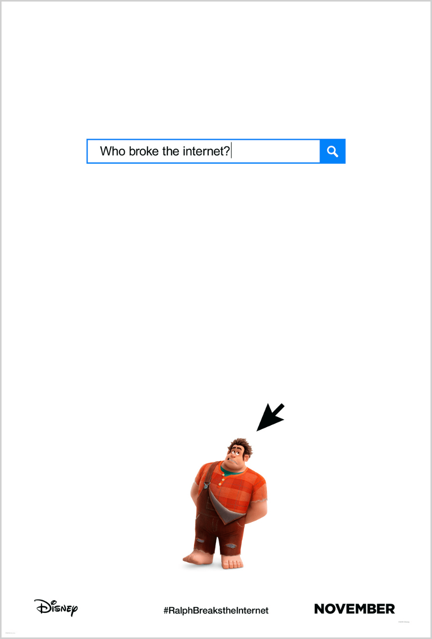 Ralph breaks the internet movie poster