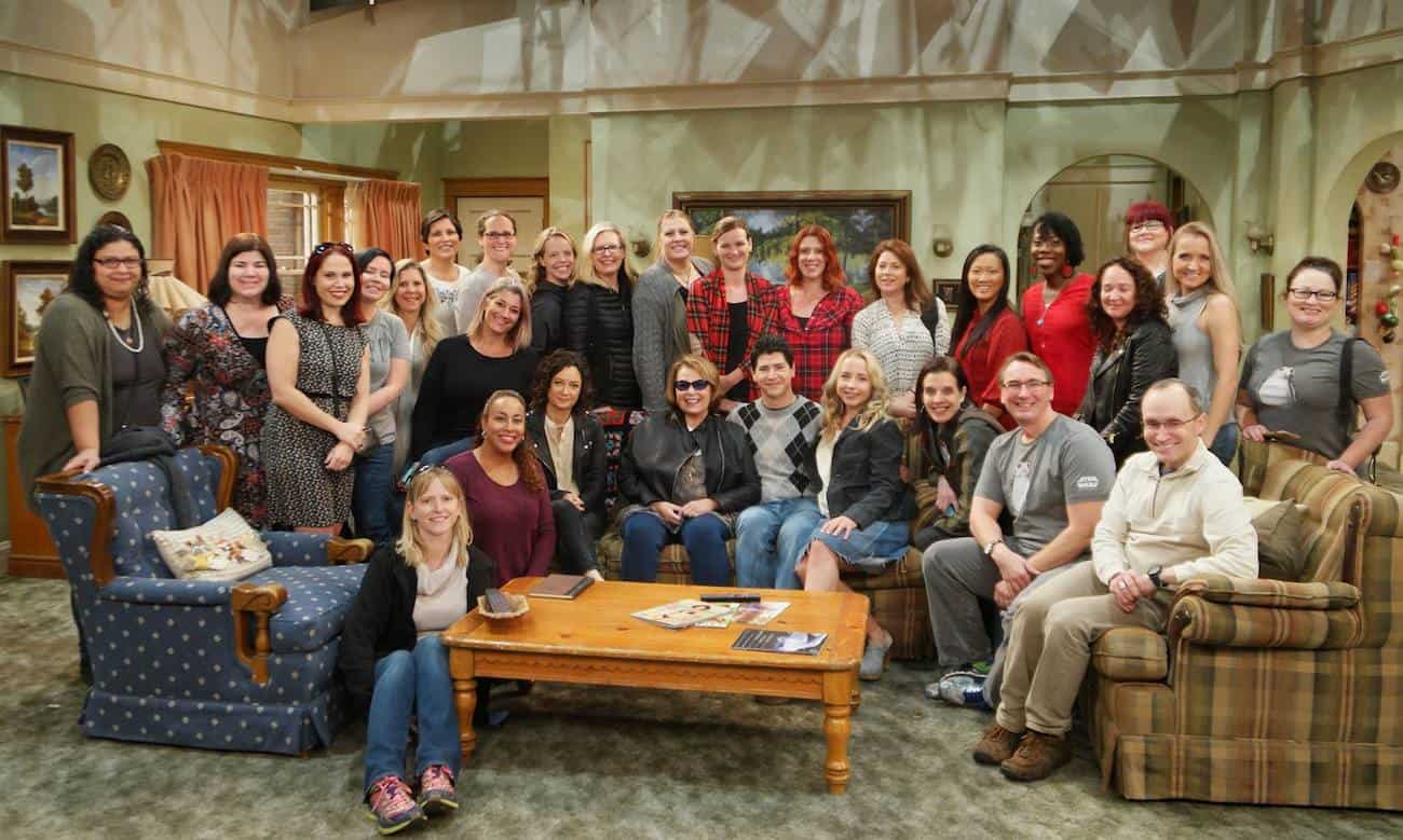 Roseanne 2018 set visit