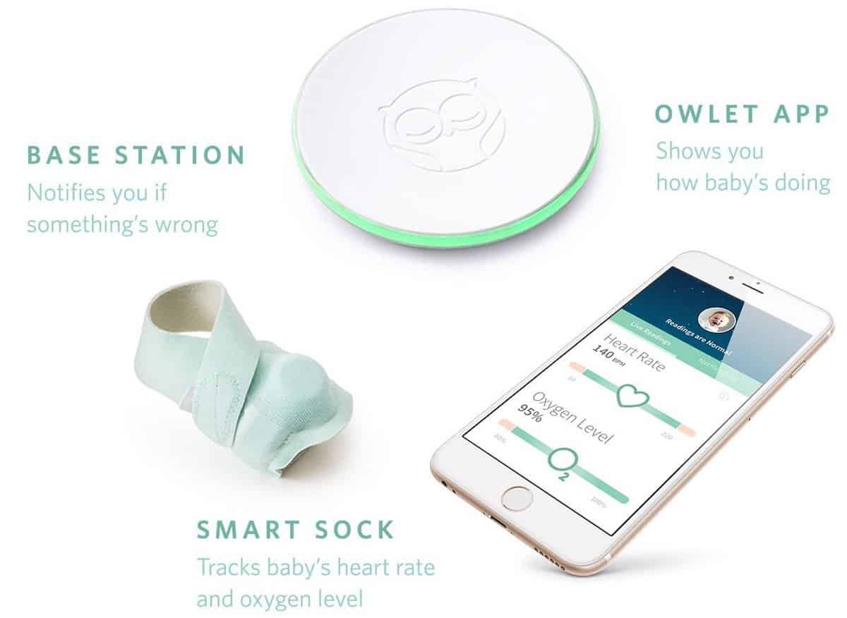 Owlet smart sock baby monitor