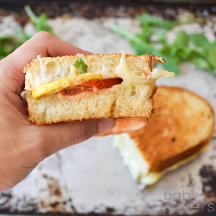zucchini grilled cheese sandwich