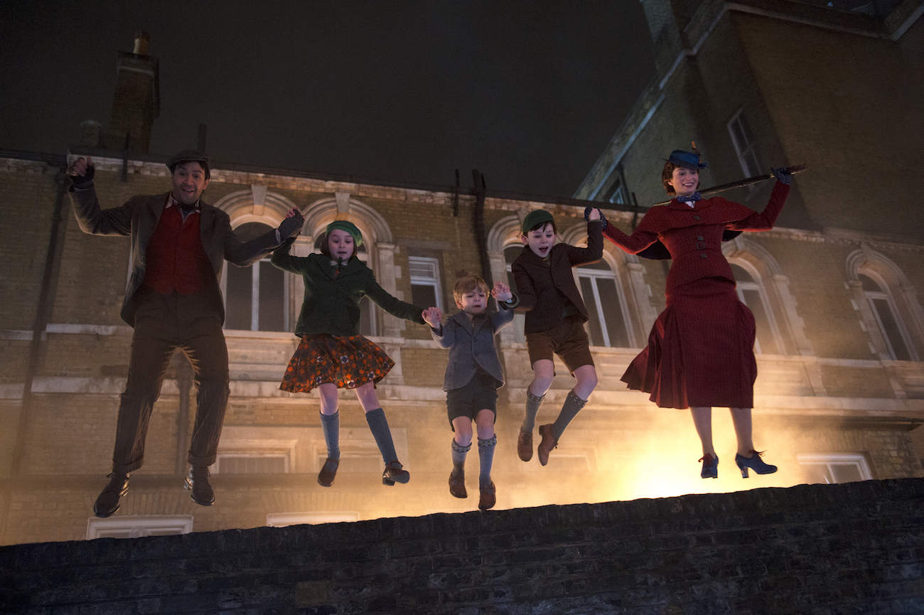 Jumping scene Mary Poppins Returns