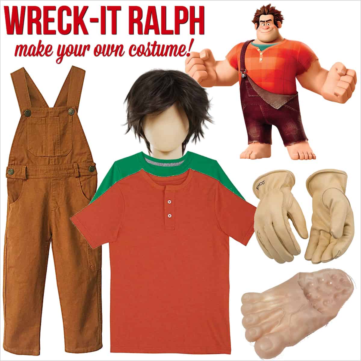 DIY Wreck-it Ralph Costume