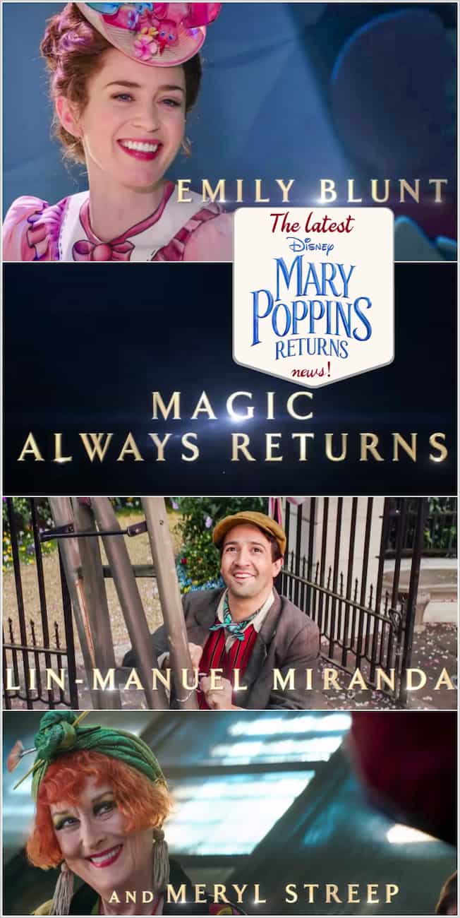 Mary Poppins Returns Trailer, Images and News about the movie!