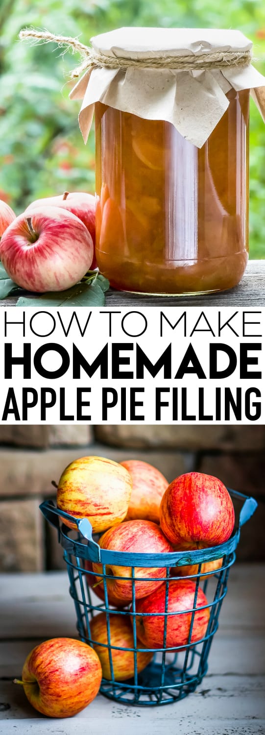 Easy homemade apple pie filling