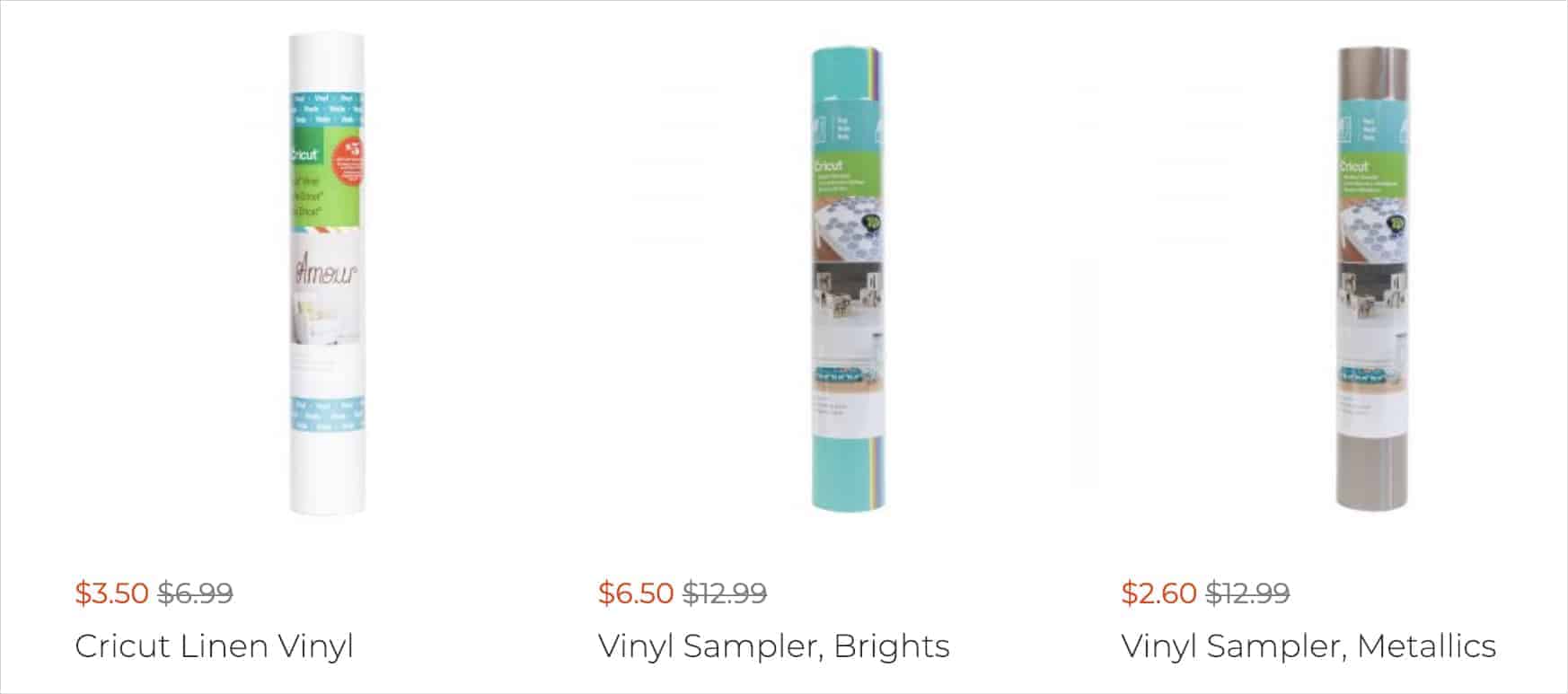Cricut Cyber Monday Deals on Vinyl