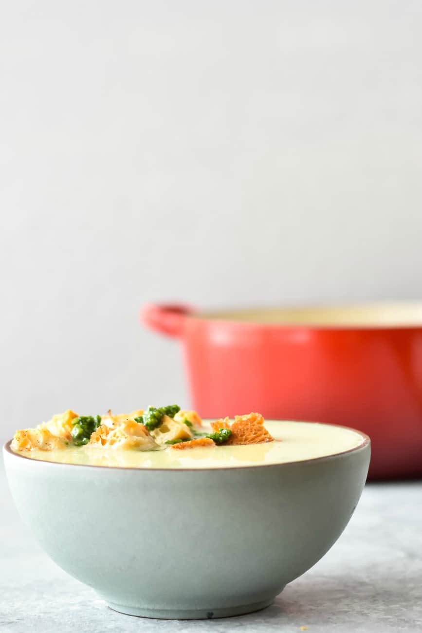 cauliflower cheese soup recipe