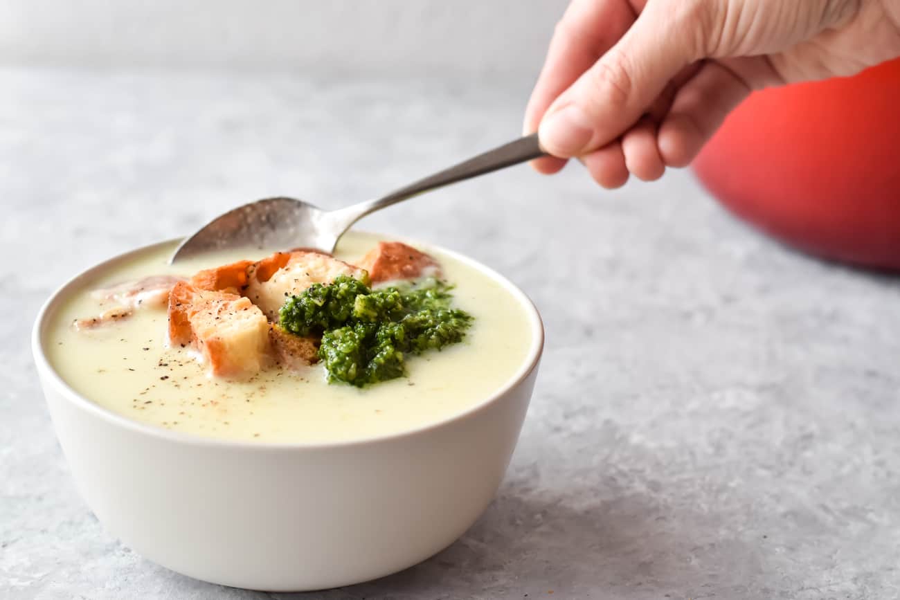 cauliflower cheese soup recipe