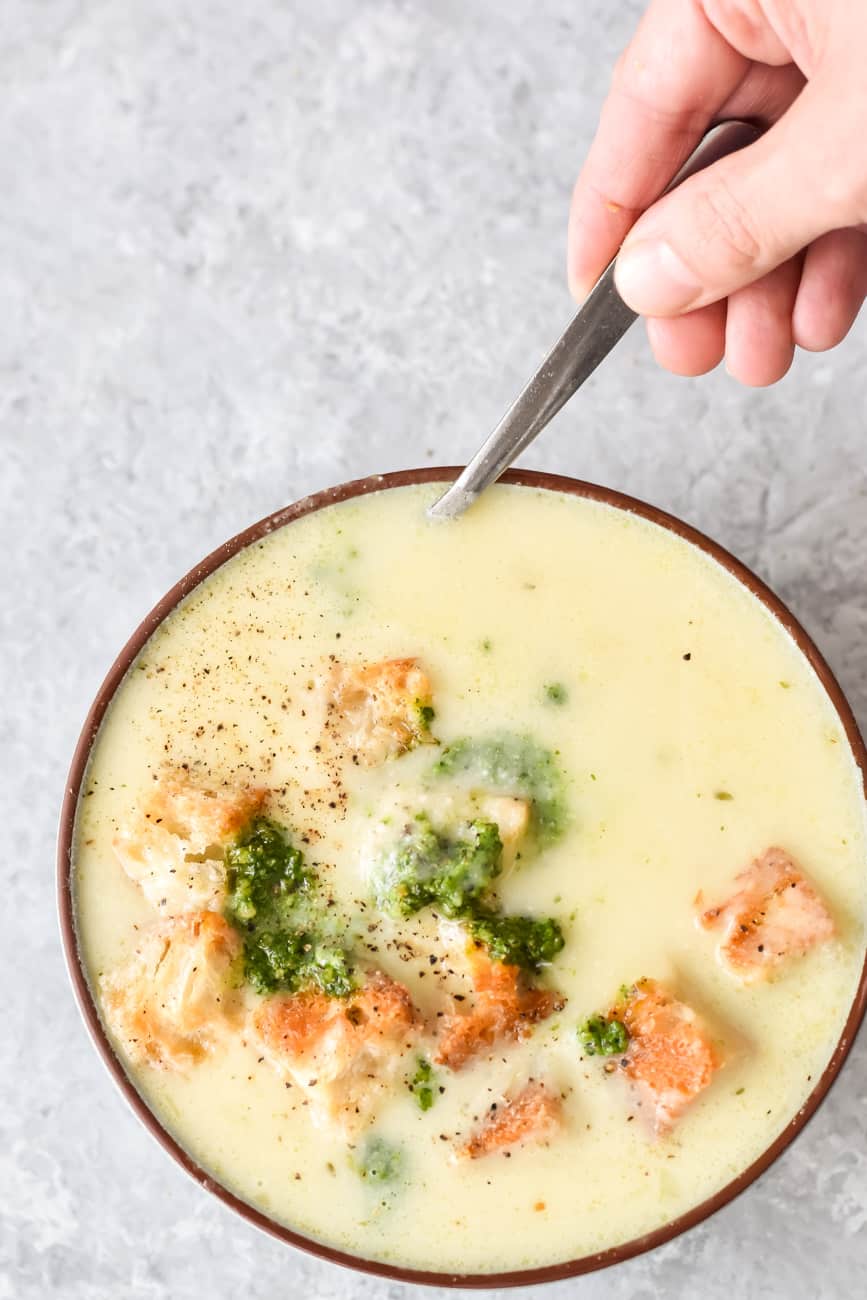 cauliflower cheese soup recipe