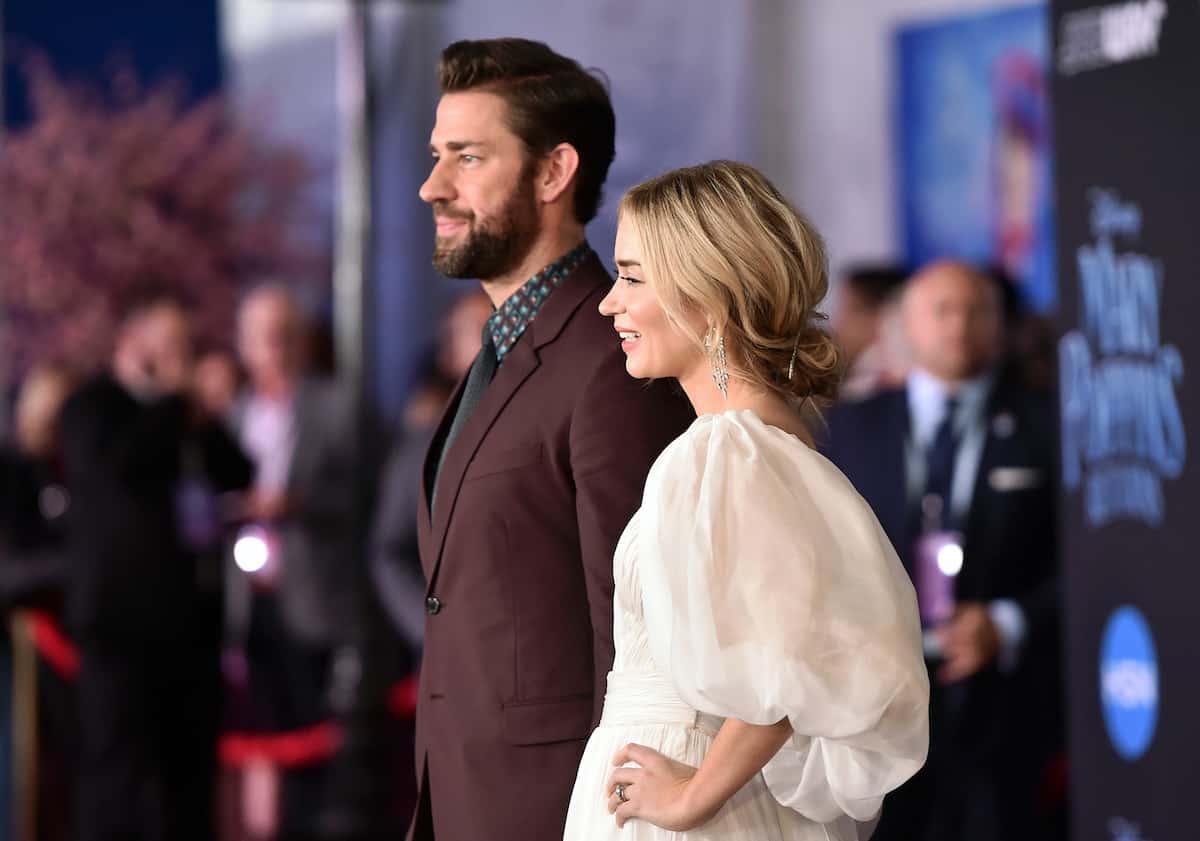 Mary Poppins Returns premiere John Krasinski and Emily Blunt