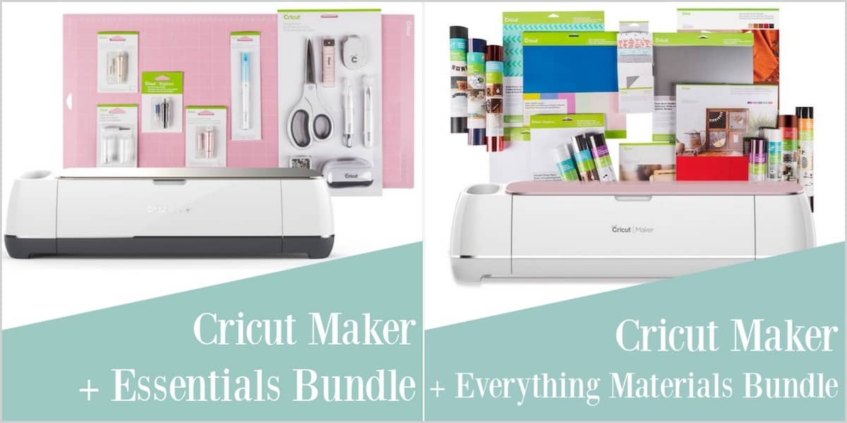 Cricut maker bundles with text overlay