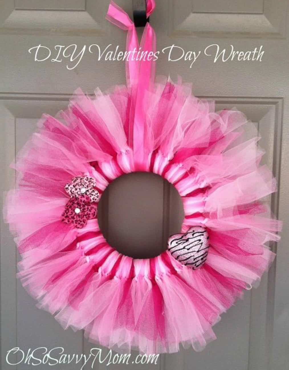 Valentine crafts for kids wreath