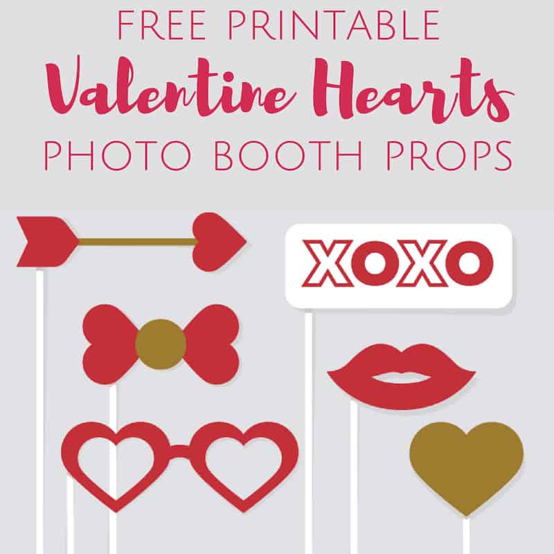 Valentine crafts for kids photo booth