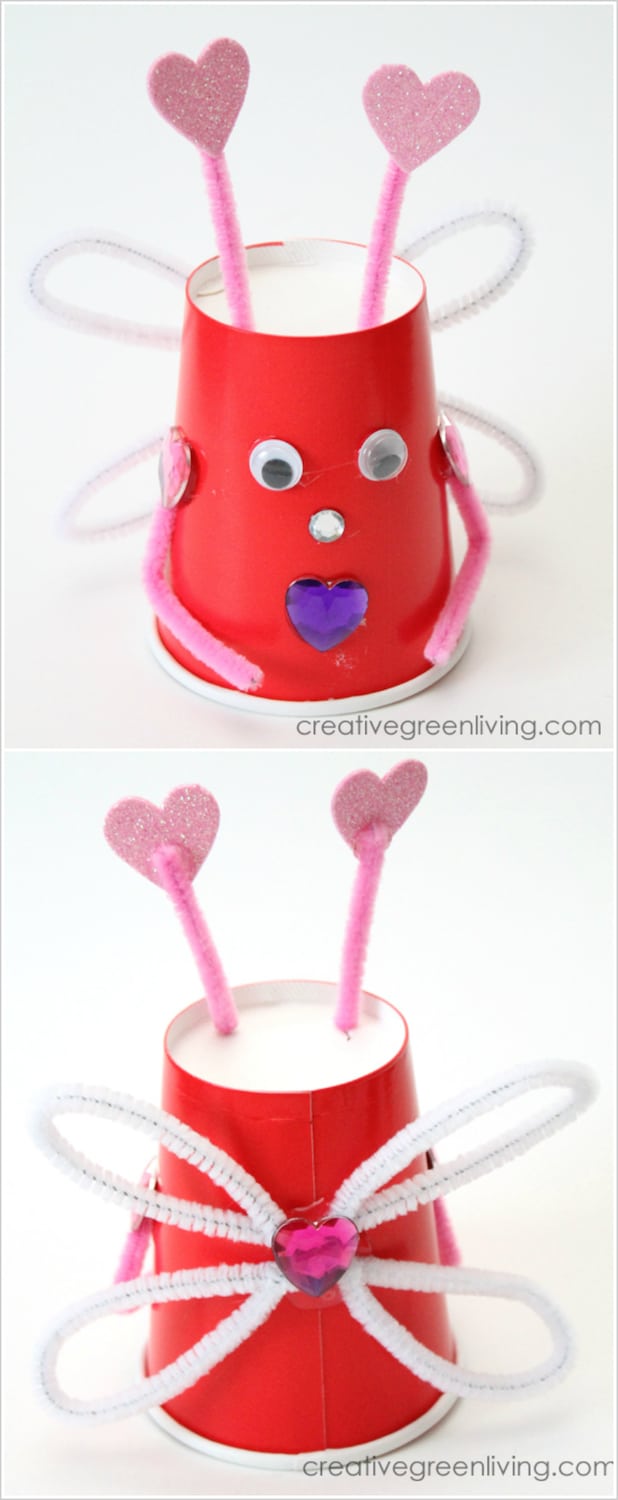 Valentine crafts for kids Love Bugs